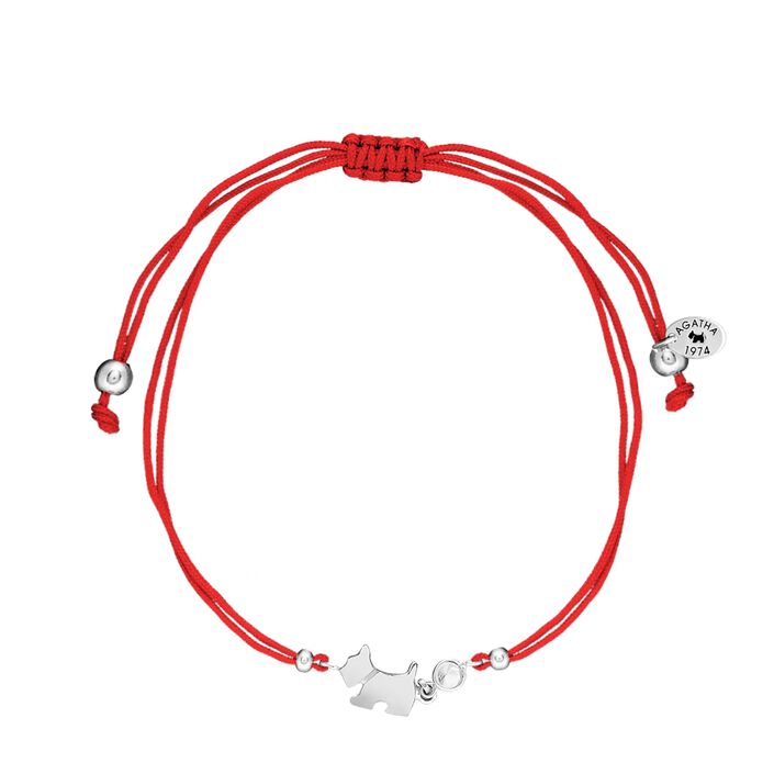 Bracelet cordon CZSCOT - Cristal / Rouge - Bracelets  | Agatha
