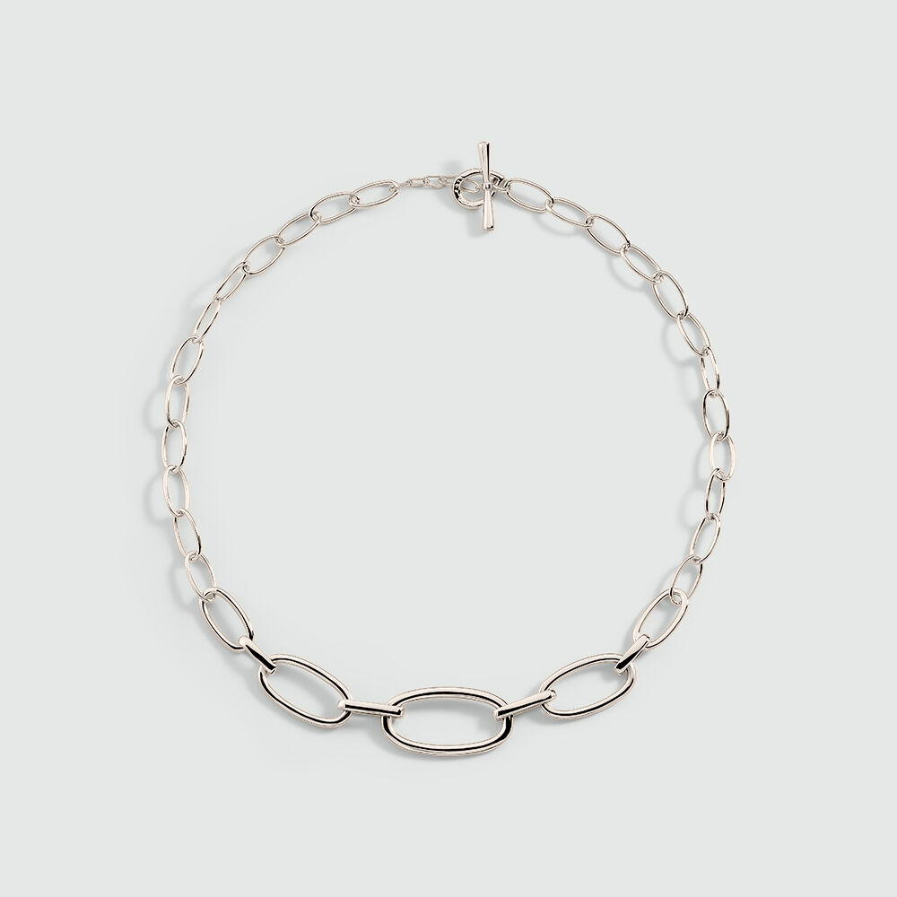 Collier ras du cou CHAIN - Argenté - Colliers fantaisie  | Agatha