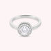 Bague fine IMPERIAL - Cristal / Argenté - Bagues  | Agatha