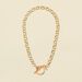 Collier ras du cou LENNON - Orange / Doré - Colliers  | Agatha