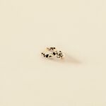 Piercing créole LEOPARD - Noir / Doré - Piercings  | Agatha