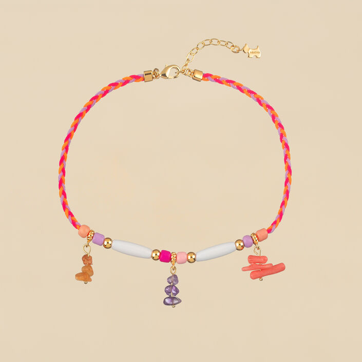 Chaîne de cheville RODEO - Multicolore / Doré - Bracelets  | Agatha