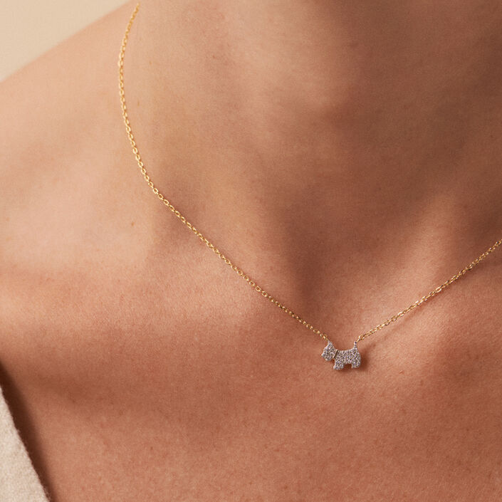Collier ras du cou MASCOTTE - Argenté / Doré - Colliers  | Agatha