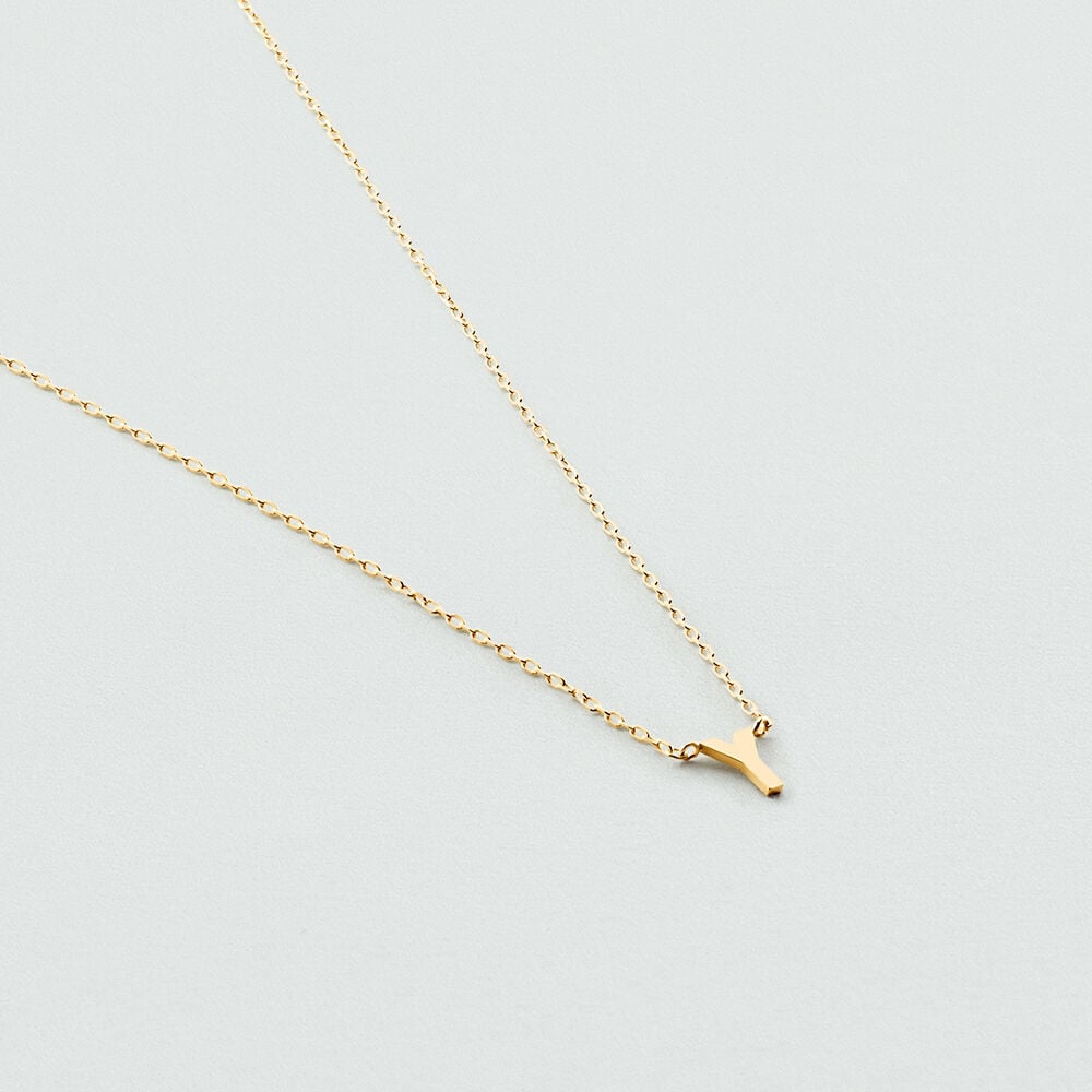 Collier ras du cou ABC - Doré - Colliers fantaisie  | Agatha