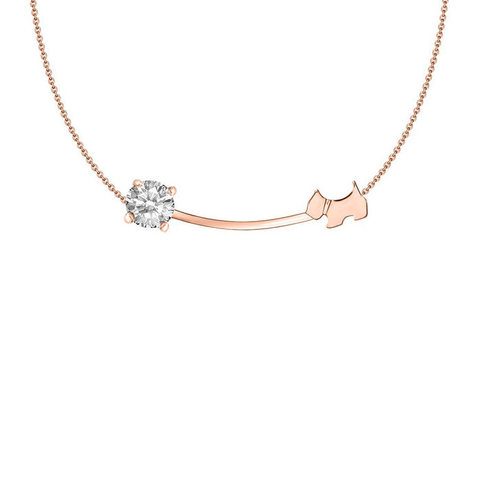 Collier ras du cou BARBARA - Cristal / Rose - Colliers  | Agatha