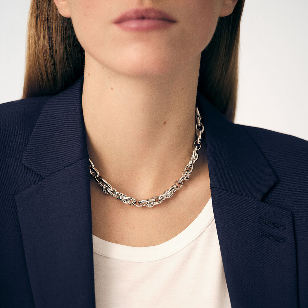 Collier ras du cou LOULOU - Argenté - Colliers fantaisie  | Agatha