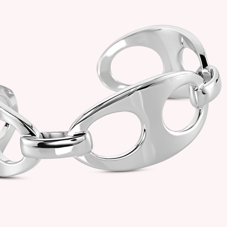 Jonc ETREINTE - Argenté - Bracelets  | Agatha