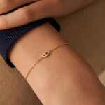 Bracelet souple ETREINTE - Argenté / Doré - Bracelets  | Agatha