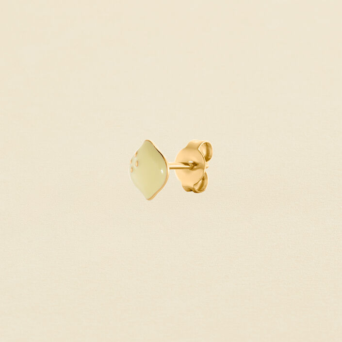 Piercing puce MIX & MATCH - Jaune / Doré - Piercings  | Agatha