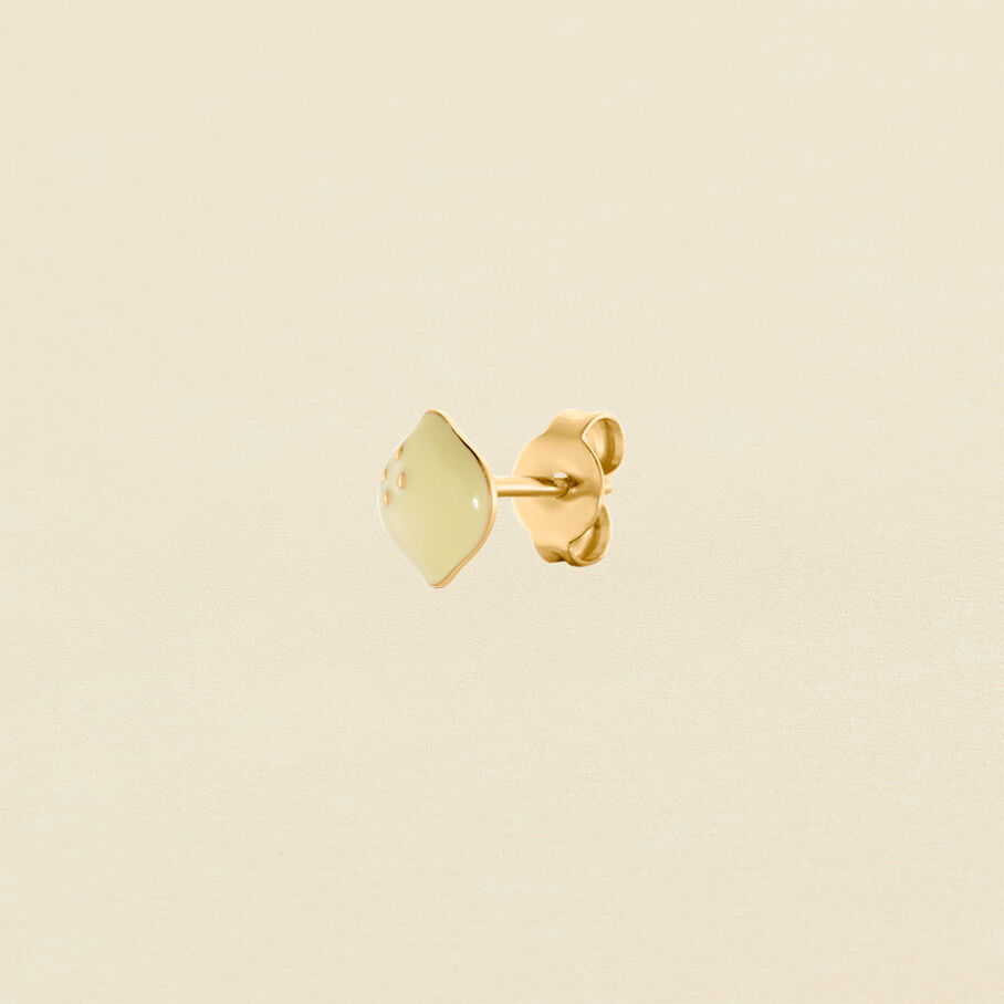 Piercing puce MIX & MATCH - Jaune / Doré - Piercings  | Agatha