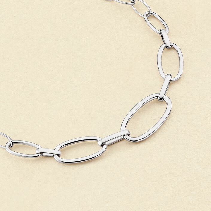 Collier ras du cou CHAIN - Argenté - Colliers  | Agatha