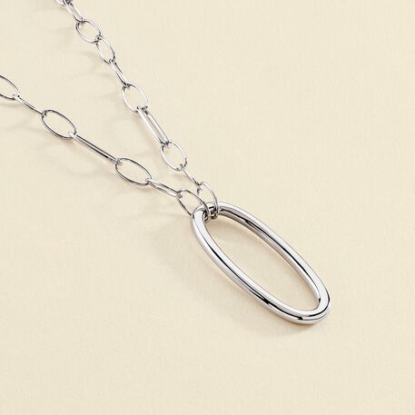 Sautoir CHAIN - Argenté - Colliers  | Agatha
