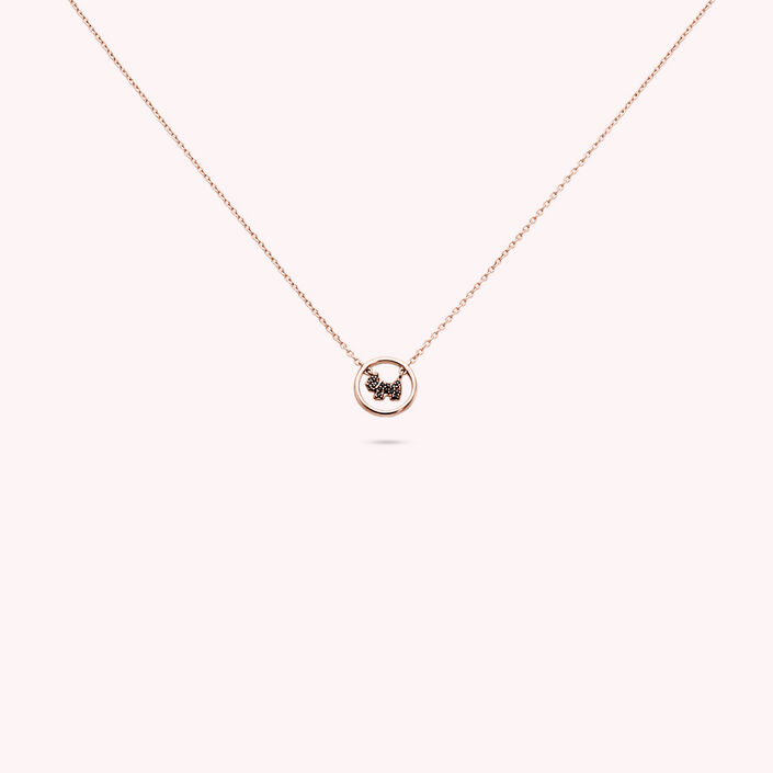 Collier ras du cou PIBLACK - Noir / Rose - Colliers  | Agatha