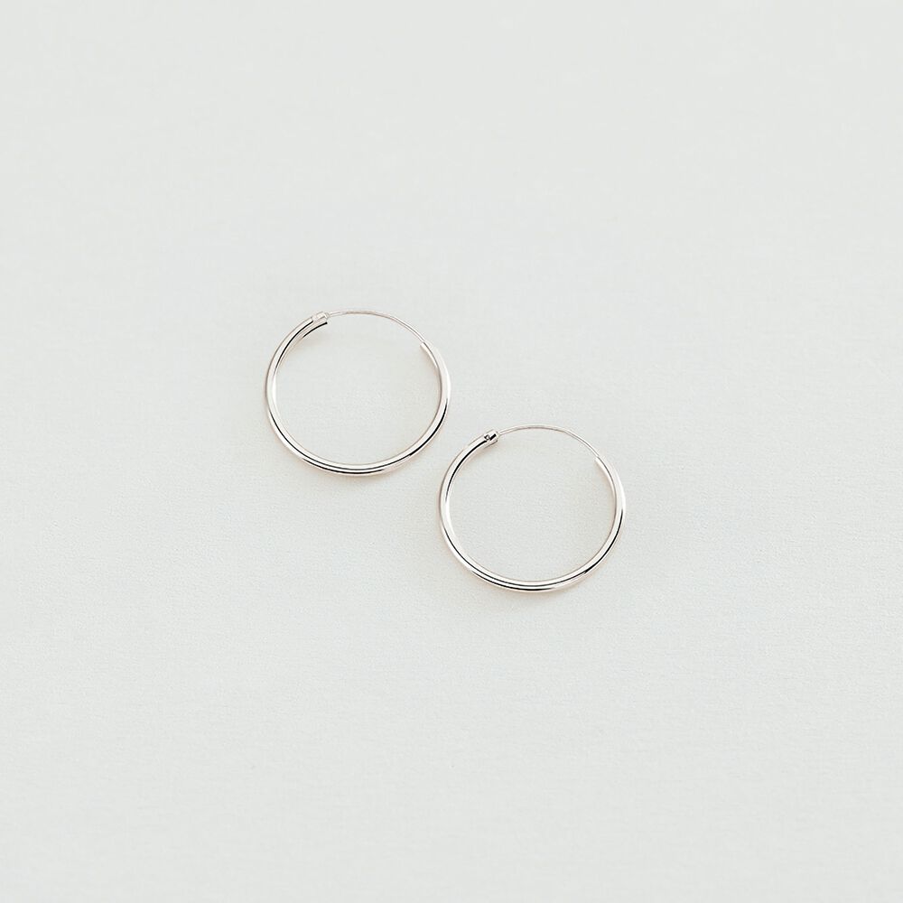 Créoles CREOLA - Argenté - Boucles d'oreilles fantaisies  | Agatha