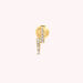 Piercing puce ECLAIR - Cristal / Doré - Piercings  | Agatha