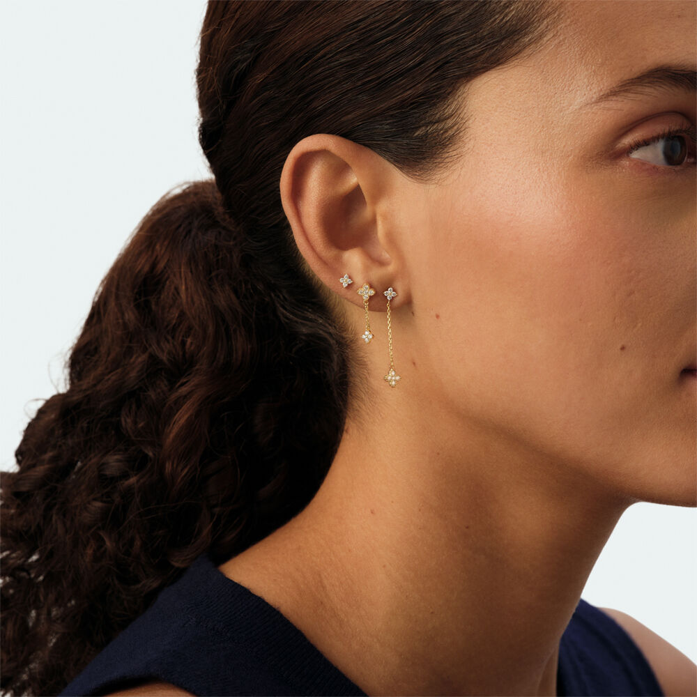 Boucles d'oreilles puces BELOVED MIX & MATCH - Cristal / Dor&eacute; - Boucles d'oreilles puces  | Agatha