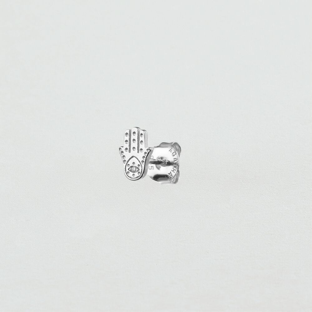 Piercing puce FATMA - Cristal / Argenté - Outlet  | Agatha