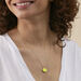 Collier mi-long ATMA - Amazonite/ jaune - Colliers  | Agatha
