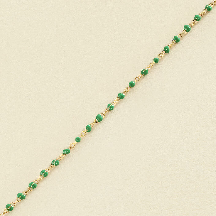 Bracelet souple SMARTY - Vert / Doré - Bracelets  | Agatha