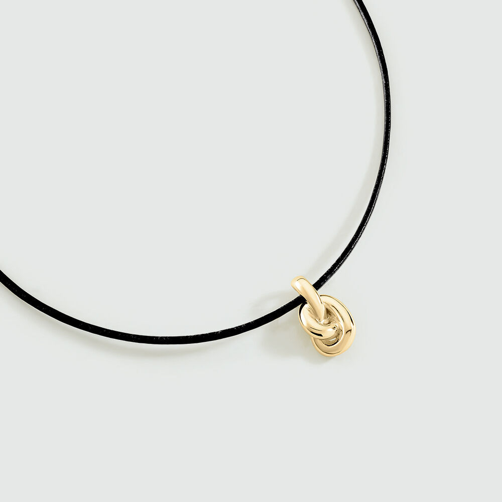 Collier ras du cou LOULOU - Noir / Doré - Colliers fantaisie  | Agatha
