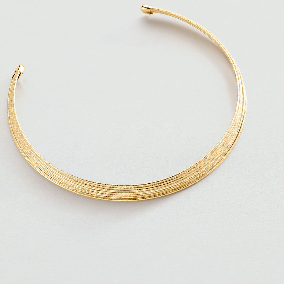 Choker MAAT - Doré - Colliers  | Agatha