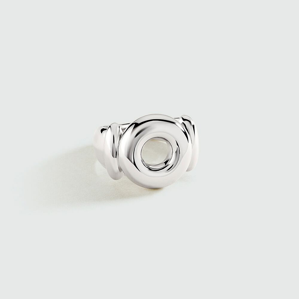 Bague large ALMA - Argenté - Bagues fantaisie  | Agatha