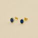 Boucles d'oreilles puces ATMA - Lapis/ bleu - Boucles d'oreilles puces  | Agatha