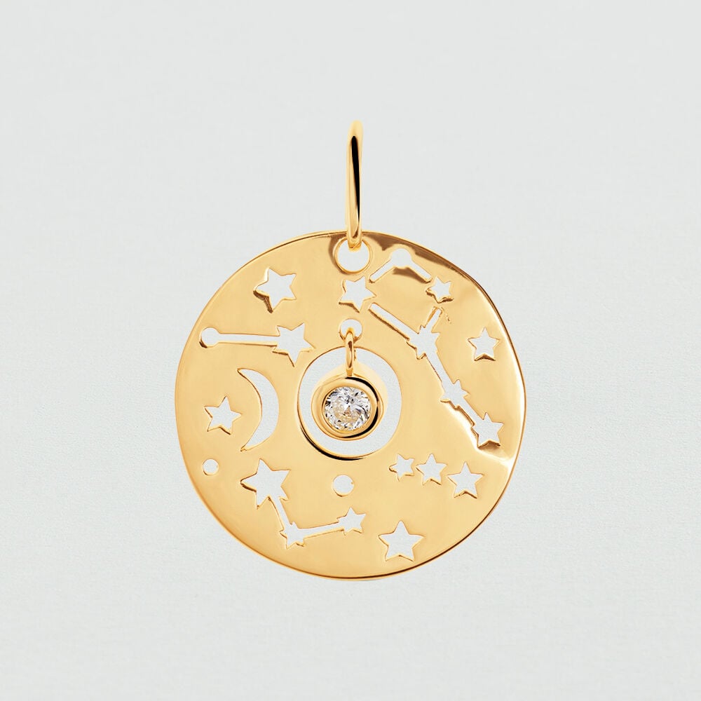 Pendentif BIRTH - Cristal / Doré - Outlet  | Agatha