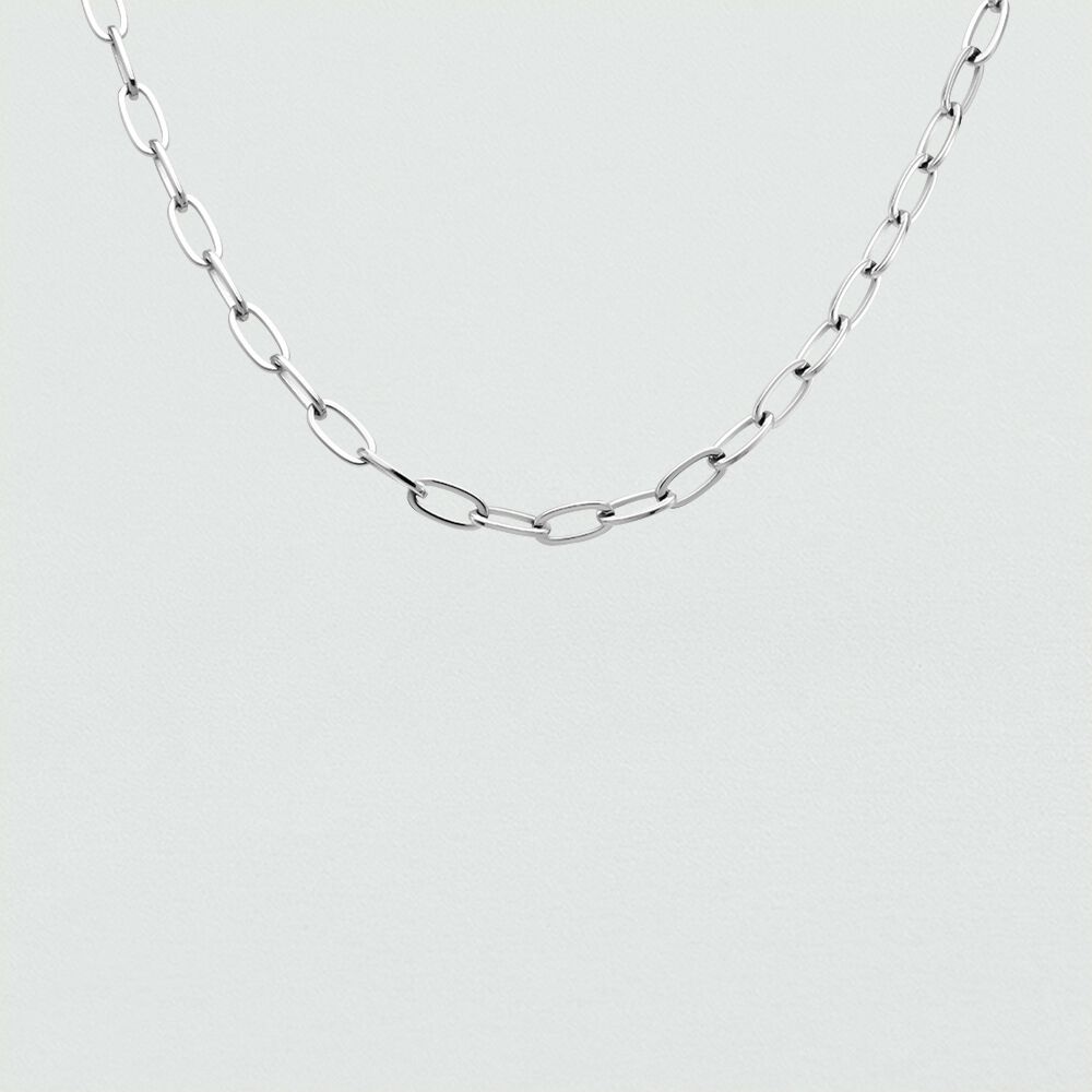Collier mi-long CHAIN - Argenté - Colliers mi-long  | Agatha