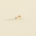 Piercing puce FLOR6 - Cristal / Doré - Piercings  | Agatha