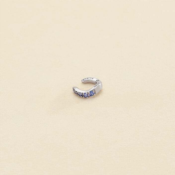Piercing ear cuff WAVY - Bleu / Argenté - Piercings  | Agatha