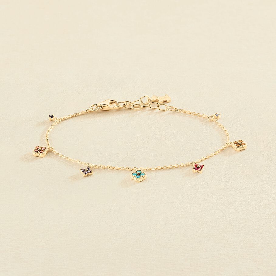 Bracelet souple BELOVED - Multicolore / Doré - Bracelets  | Agatha