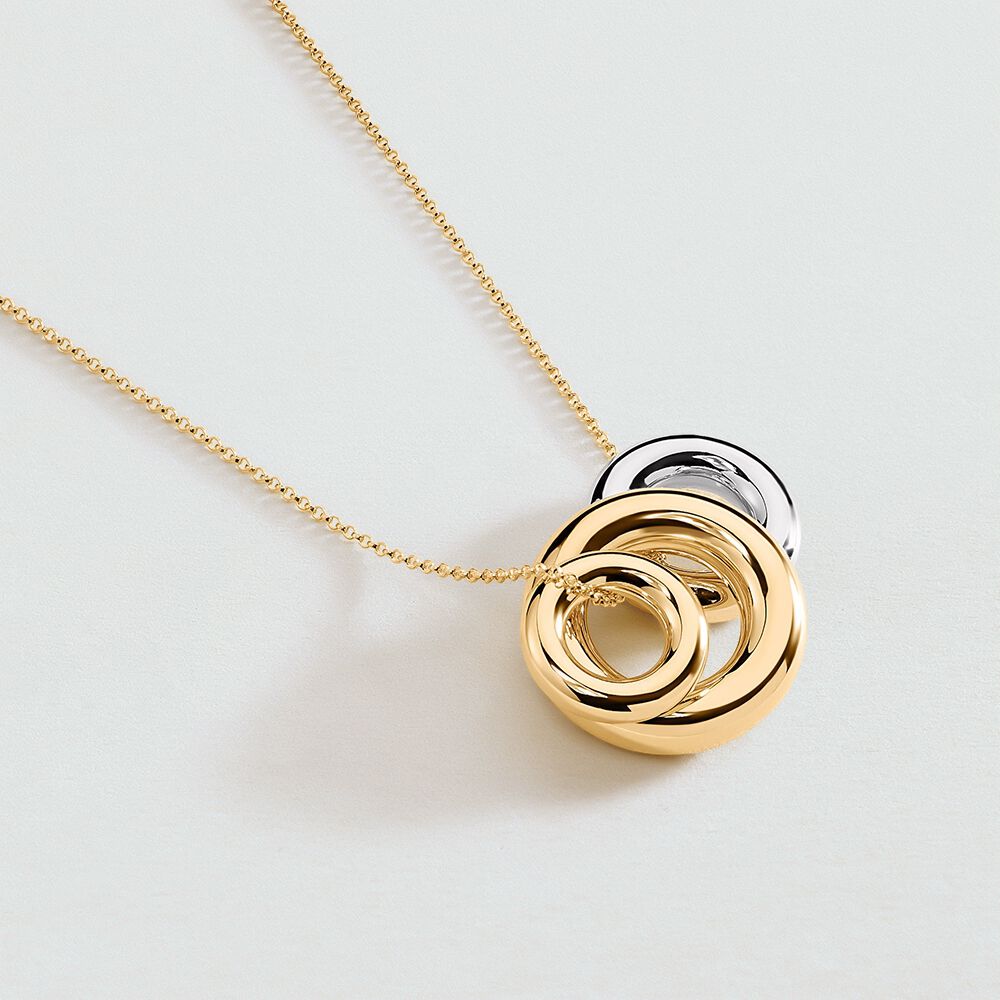 Collier mi-long TRIJONC - Doré / Argenté - Colliers fantaisie  | Agatha