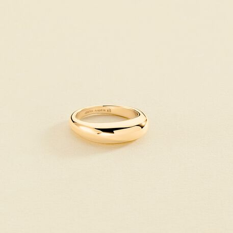 Bague fine LEO - Doré - Bagues  | Agatha