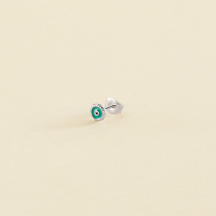 Piercing puce MIX& MATCH - Bleu / Argenté - Piercings  | Agatha