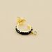 Piercing créole JUNGLY - Noir / Doré - Piercings  | Agatha