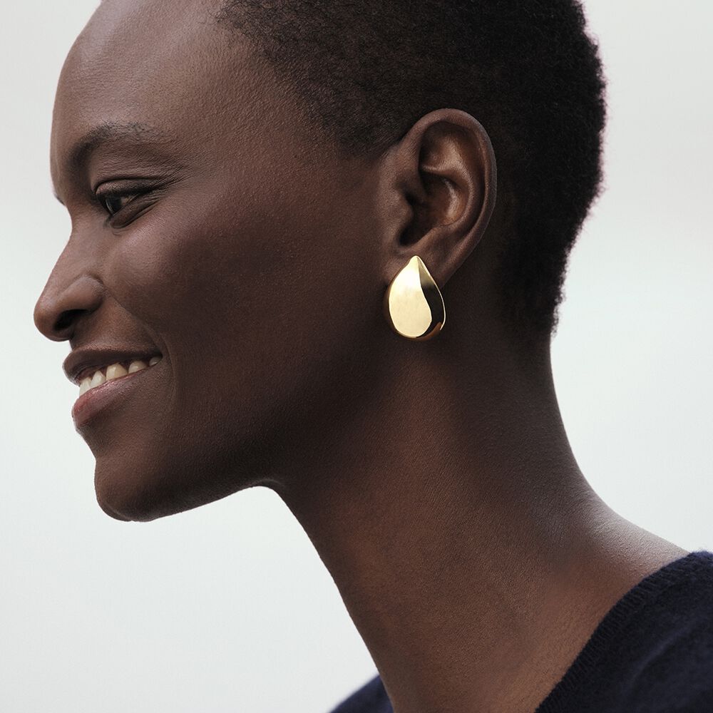 Boucles d'oreilles pendantes DANAE - Doré - Boucles d'oreilles fantaisies  | Agatha