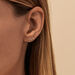 Piercing puce SHINE - Cristal / Doré - Piercings  | Agatha