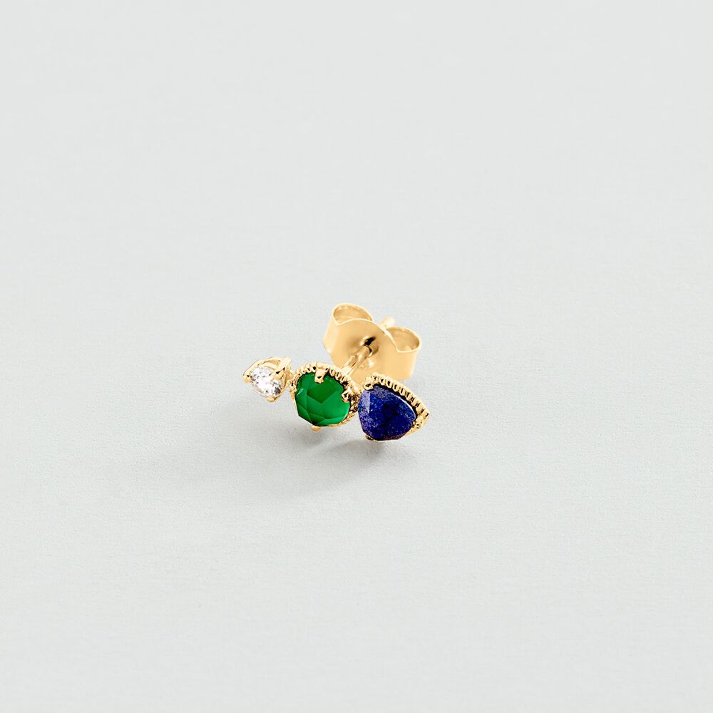 Piercing puce MIX & MATCH - Tricolore - Piercings  | Agatha