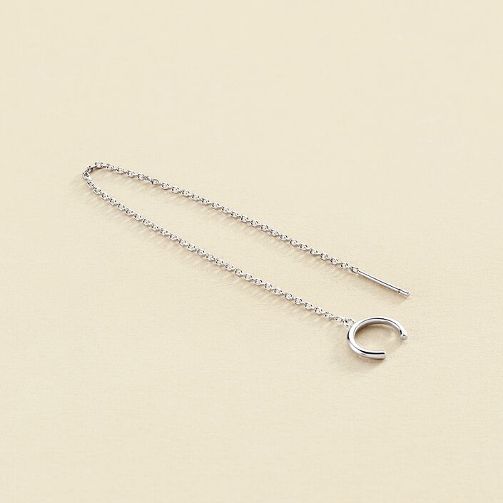 Piercing ear cuff ROLLING - Argenté - Piercings  | Agatha
