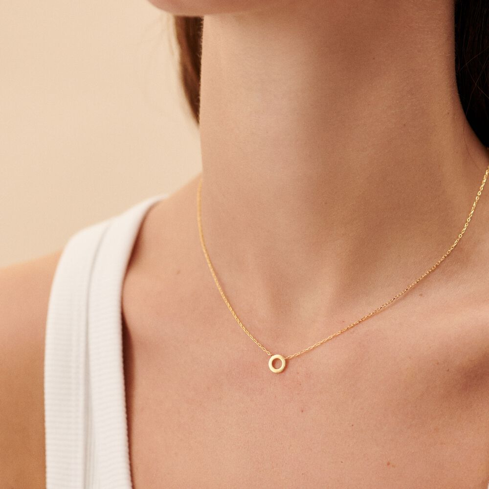 Collier ras du cou ABC - Dor&eacute; - Colliers fantaisie  | Agatha