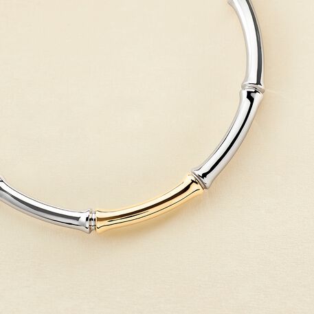 Collier ras du cou BAMBOO - Argenté / Doré - Colliers  | Agatha