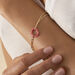 Bracelet souple SESHA - Rose / Doré - Bracelets  | Agatha