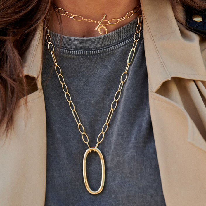 Sautoir CHAIN - Doré - Colliers  | Agatha