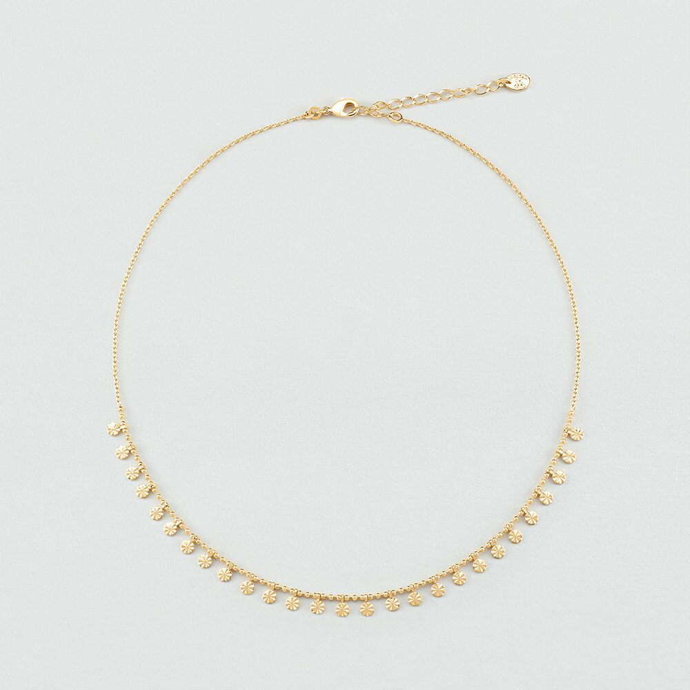 Collier ras du cou ARIEL - Cristal / Doré - Colliers fantaisie  | Agatha