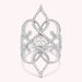 Bague large FLEURLYS - Cristal / Argenté - Bagues  | Agatha