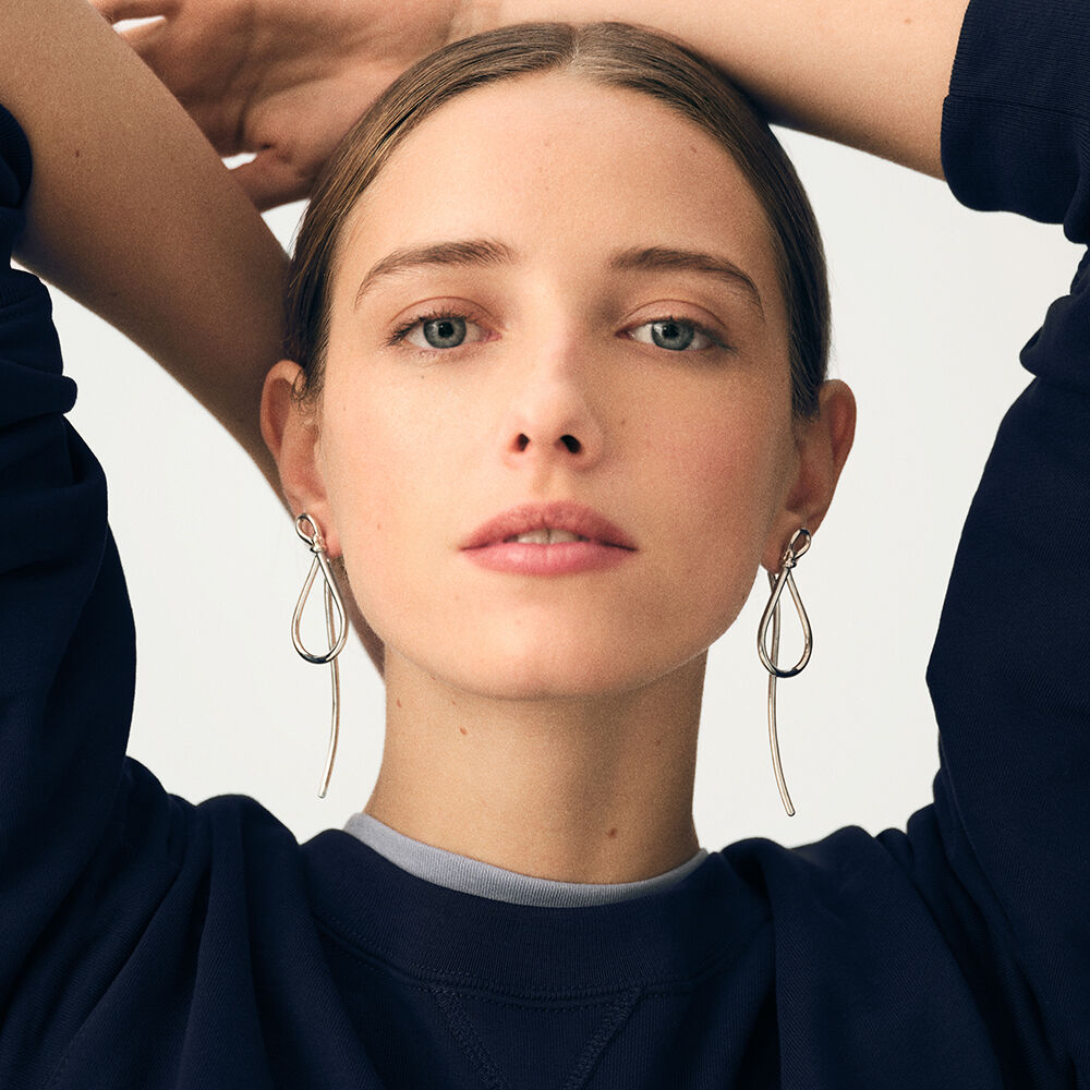 Boucles d'oreilles pendantes MAUDE - Argent&eacute; - Boucles d'oreilles fantaisies  | Agatha