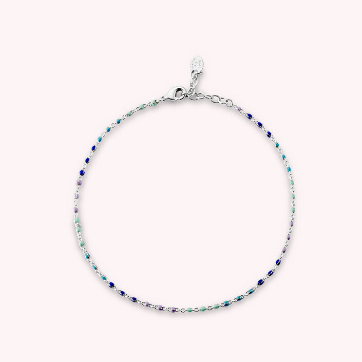 Chaîne de cheville SMARTY - Bleu / Bleu - Bracelets  | Agatha