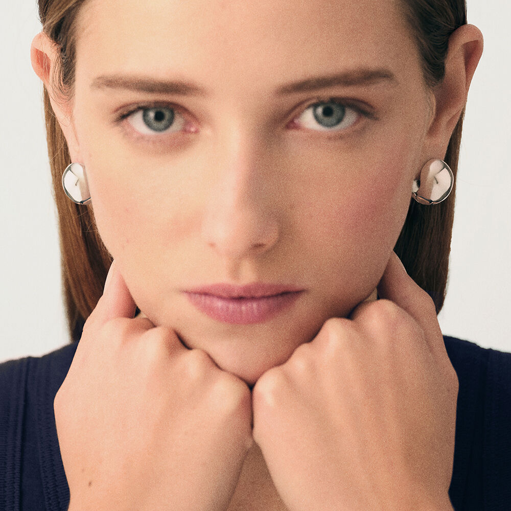 Cr&eacute;oles PALAIS ROYAL - Argent&eacute; - Boucles d'oreilles boule  | Agatha