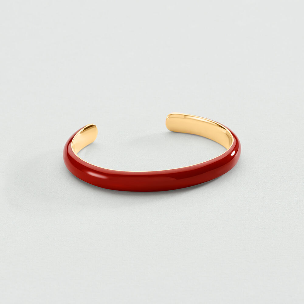 Jonc LEO - Rouge / Dor&eacute; - Joncs  | Agatha